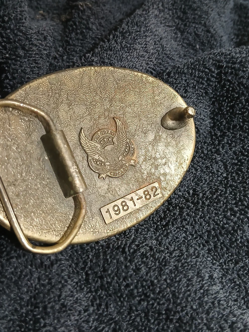 Vintage BWRTC Morris Brass Belt Buckle Boiling Water Reactor Training Center